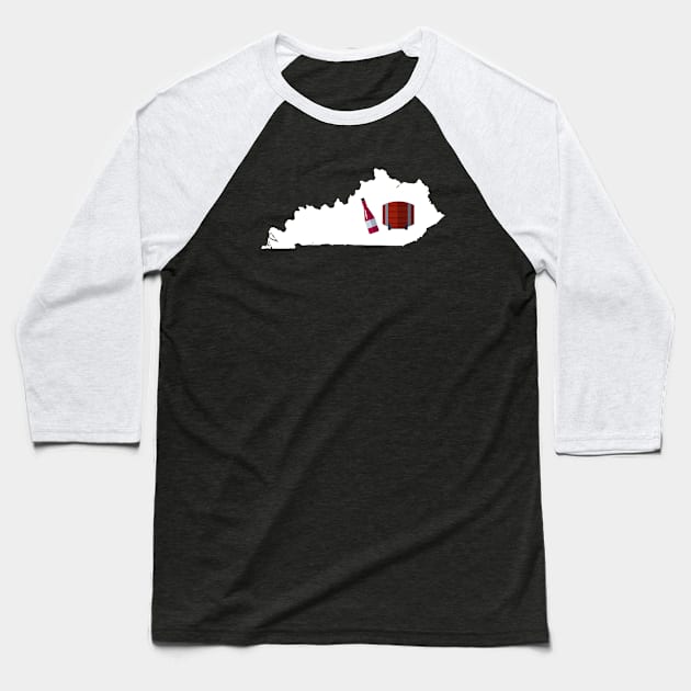 Kentucky Bourbon Baseball T-Shirt by martinroj